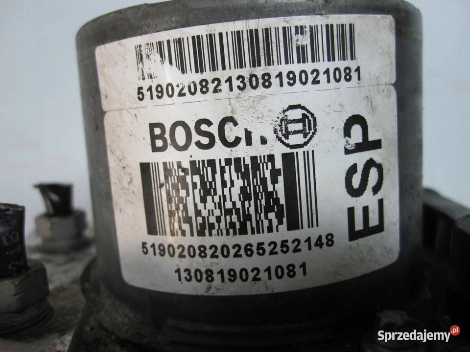 FIAT QUBO 13r pompa ABS 0265252148 51902082 Pompy hamulcowe świętokrzyskie