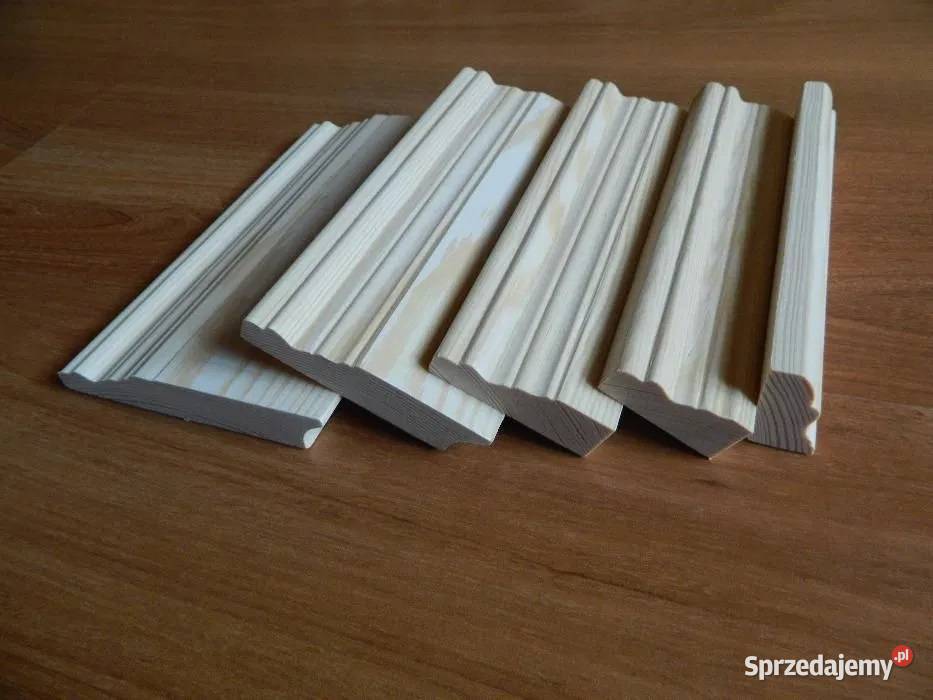 Listwa wykończeniowa drewniana frezowana sosna Narew