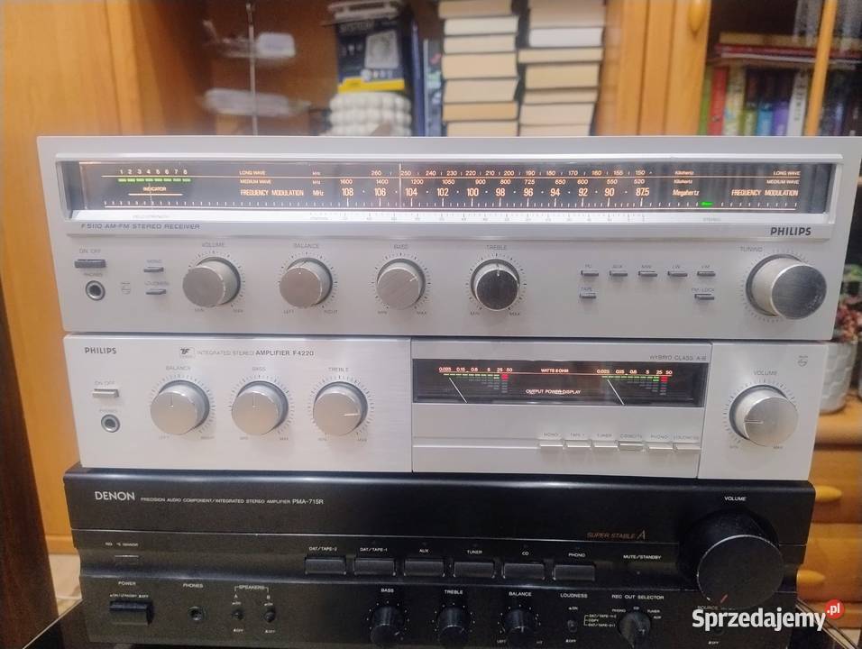 Philips receiver F5110 i wzmacniacz F4220 stan łódzkie