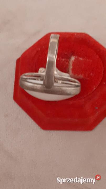 pierścionek srebrny z muszlą Zegarki i Biżuteria Radom