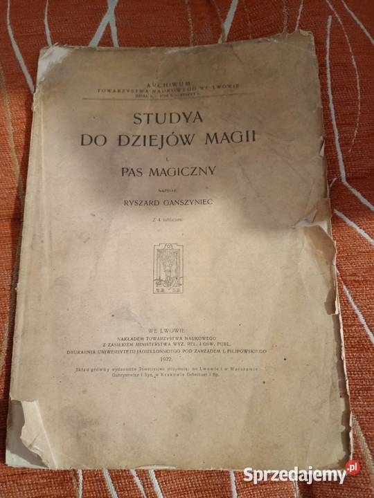 Studya do dziejów magii I Pas magiczny Ryszard Poznań