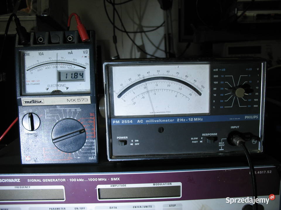 Miliwoltomierz Philips PM 2554 2Hz12MHz Świętochłowice