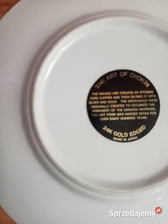 talerze dekoracyjne the art of chokin Porcelana i szkło wielkopolskie Nowy Tomyśl