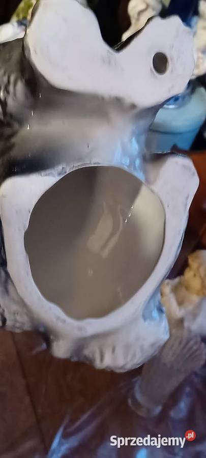 PUDEL CERAMICZNY PRL KUP W POZNANIU inny kolor Figurki i rzeźby wielkopolskie Środa Wielkopolska