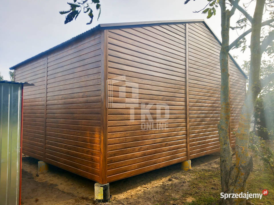 Garaż Blaszany 6x5 wiata 2x Brama Podwyższenie Zielona Góra