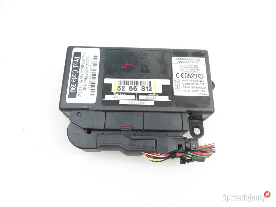 MODUŁ KOMFORTU SAAB 95 YS3E 5266812 osobowe