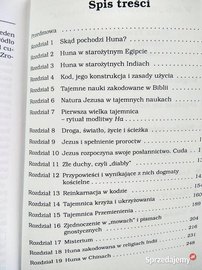 Huna w religiach świata Long książki antykwariat sprzedam