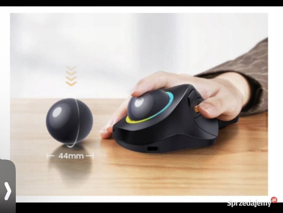 ergonomiczna mysz bezprzewodowa trackball bezprzewodowa Elektronika Grodzisk Mazowiecki