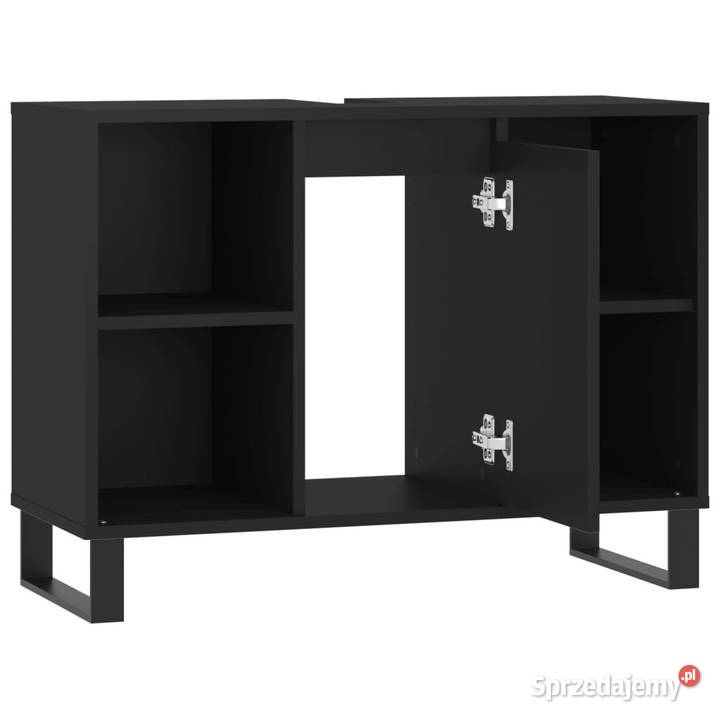 Szafka łazienkowa czarna 80x33x60 materiał Łazienkowe Warszawa sprzedam