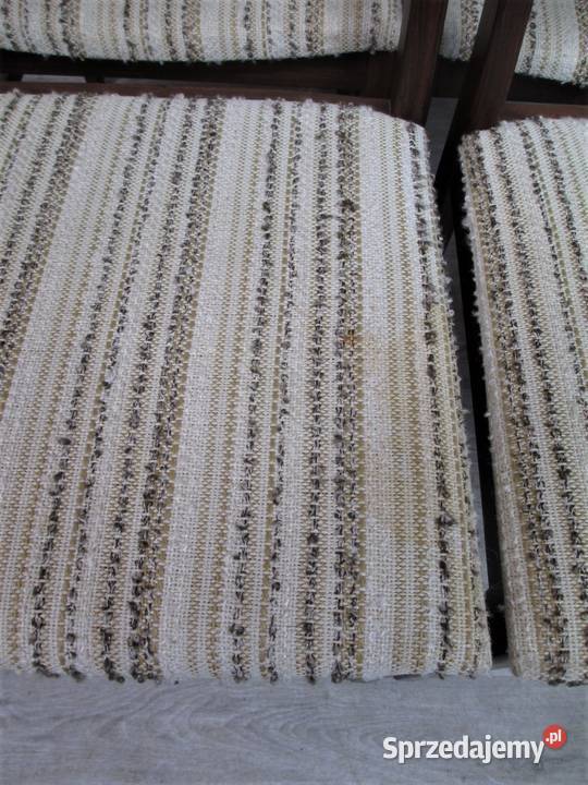 Komplet krzeseł Szwecja lata 70 Meble