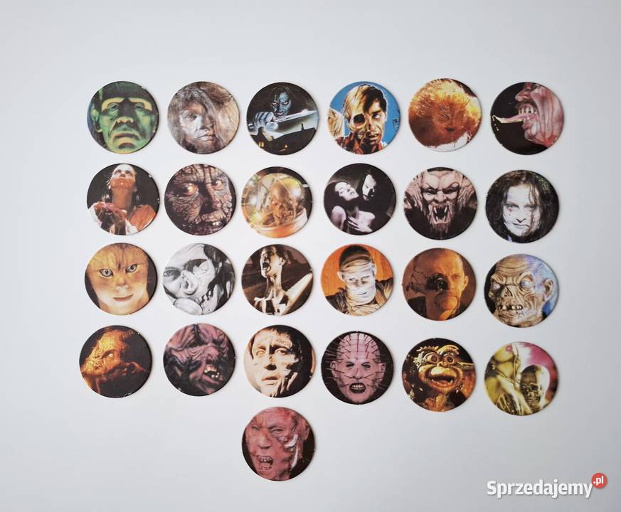 Kolekcja kultowe żetony lata 90 Seria Horror
