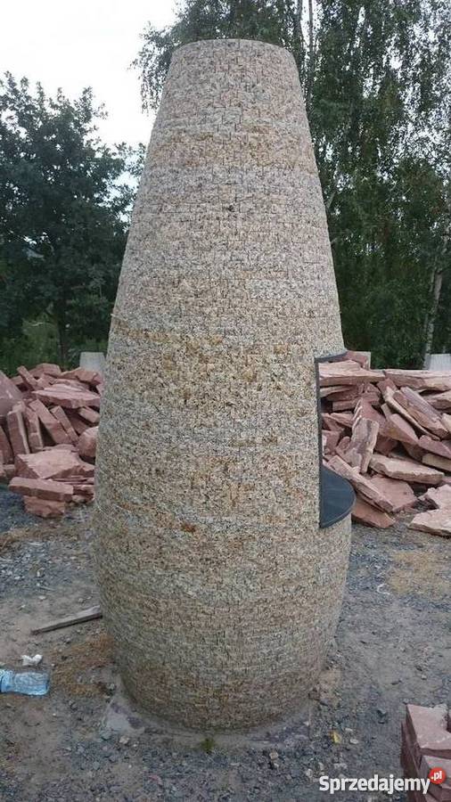 Grill ogrodowy z kamienia granitu