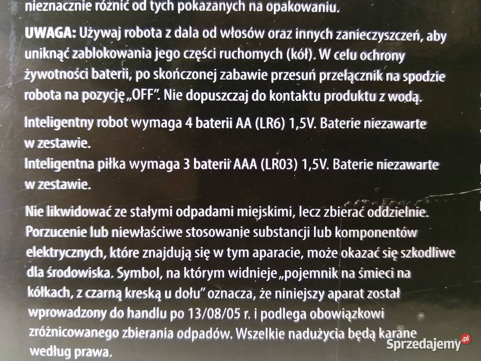 NAJTANIEJ Soccerbot Inteligentny Robot Do Gry w Epee