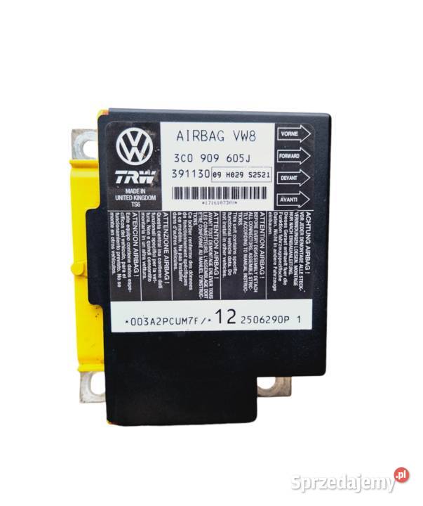 MODUŁ PODUSZEK POWIETRZNYCH SENSOR AIRBAG VW Działoszyce sprzedam