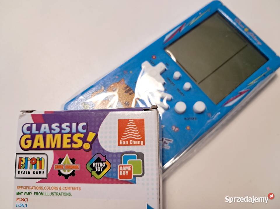 Przenośna konsola do gier na dwie baterie AA