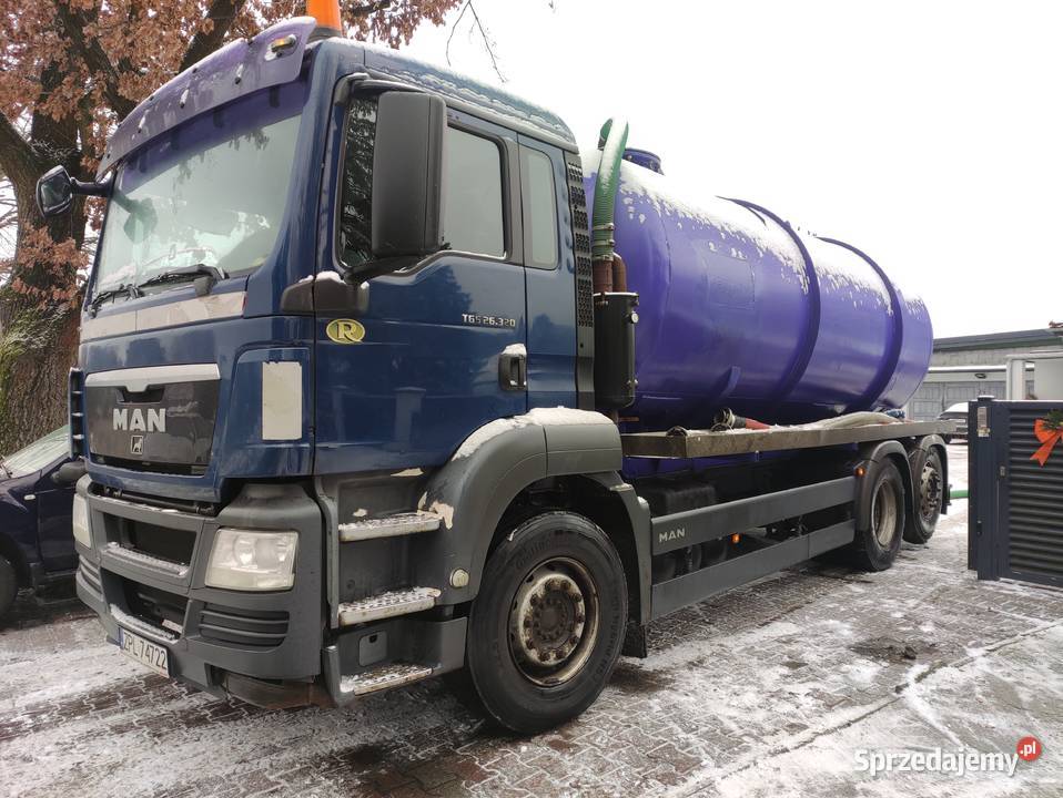 Man TGS 6x2 Asenizacyjny Specjalny 185m3 oś Specjalne sprzedam