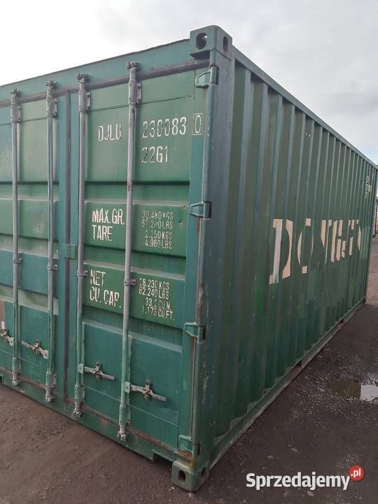 Kontener morski magazynowy 20DV 6 metrowy wielkopolskie Poznań