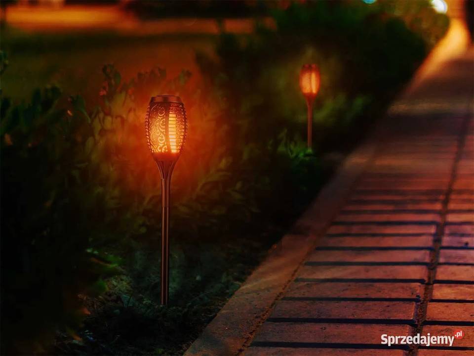 Lampa ogrodowa LED efekt płomienia 4 SZTUKI Kraków