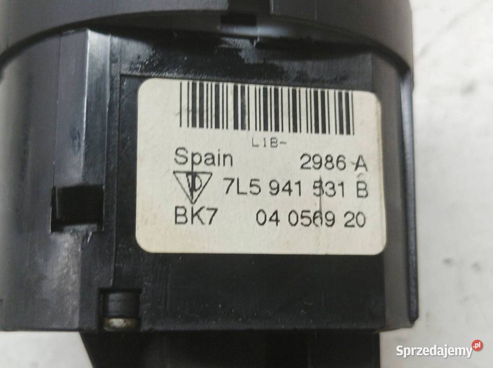 PRZEŁĄCZNIK ŚWIATEŁ ORG 7L5941531B Porsche sprzedam