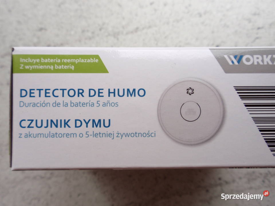 Czujka czujnik DYMU 85dB bateria o 5 letniej łódzkie Łódź