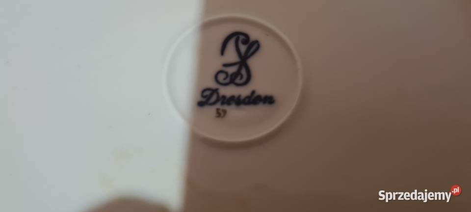 Patera ażurowa duży talerz Stara porcelana Wągrowiec