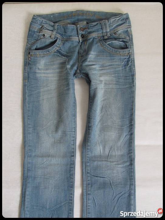 ORSAY spodnie jeansowe Straight rozmiar 38 M Bez wzoru Płock