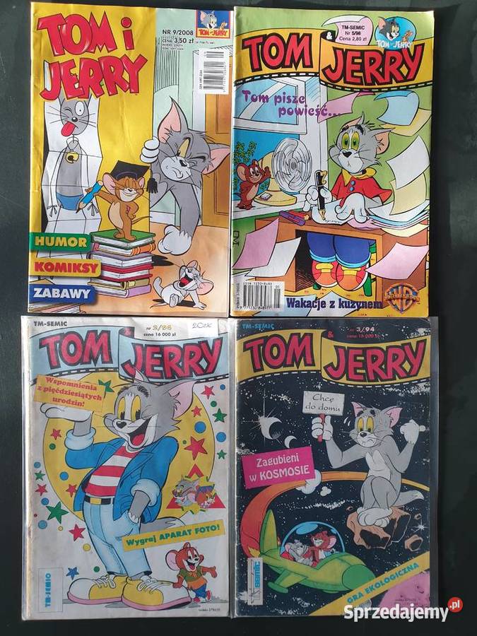 Tom i Jerry zestaw 13 komiksów dla dzieci Gdynia