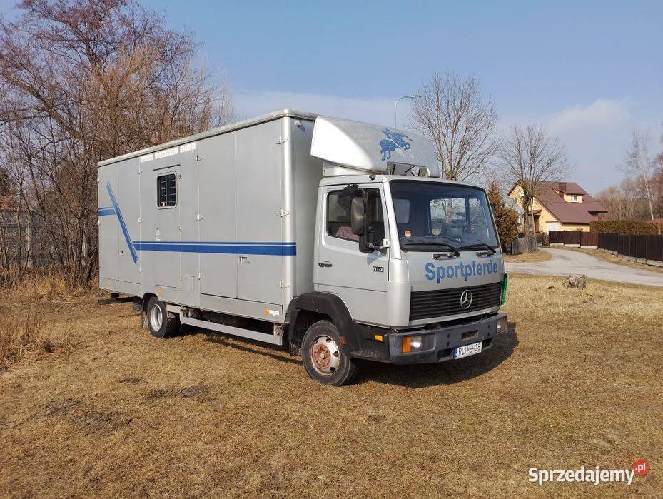 Mercedes 814 koniowóz do przewozu koni do Narol