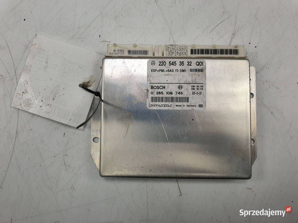 MODUŁ MERCEDES W220 A2205453532 kujawsko-pomorskie Lipno sprzedam