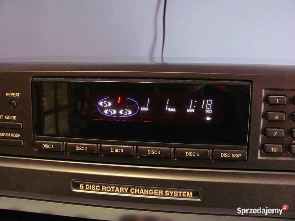 Odtwarzacz CD Technics SLPD6 zmieniarka na 5 Odtwarzacze CD i MD łódzkie