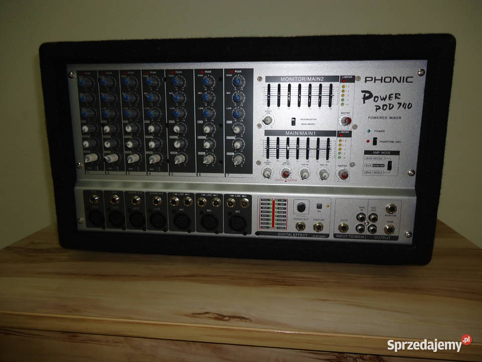 Mixer Phonic PowerPod 740 Kolumny estradowe Warszawa