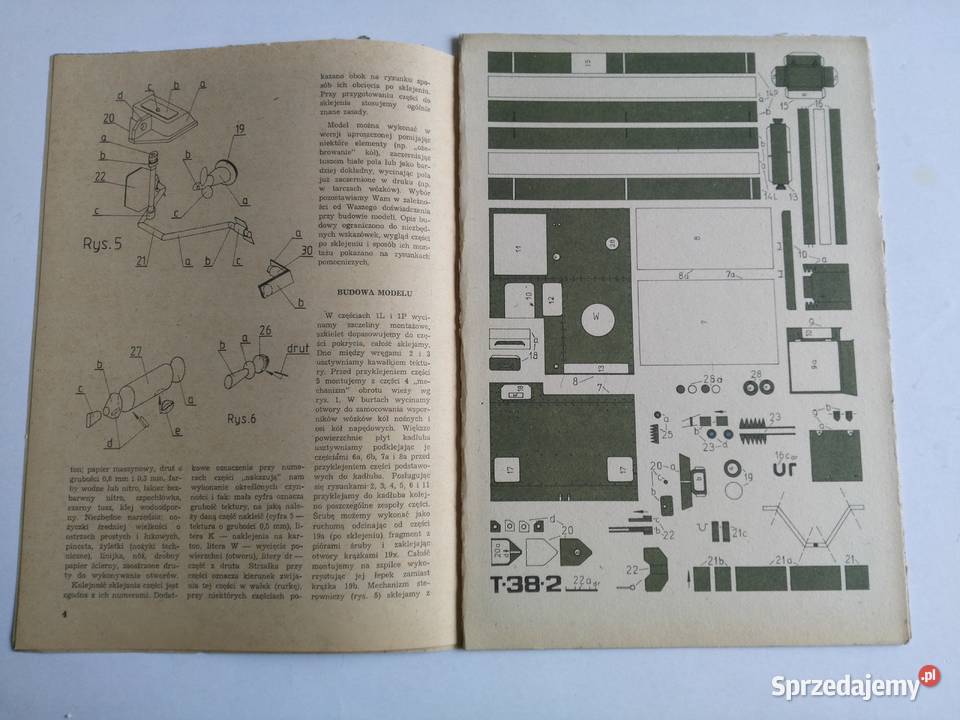 Mały Modelarz 41989 Radziecki czołg pływający Dąbrowa Górnicza