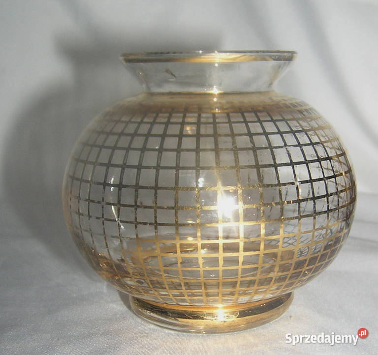 wazonik vintage w stylu art decoD10vin Porcelana i szkło