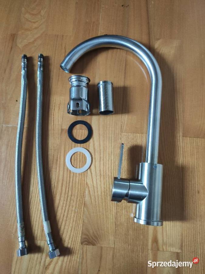 Bateria kuchenna stojąca Laveo srebrny Krzyków Baterie kuchenne