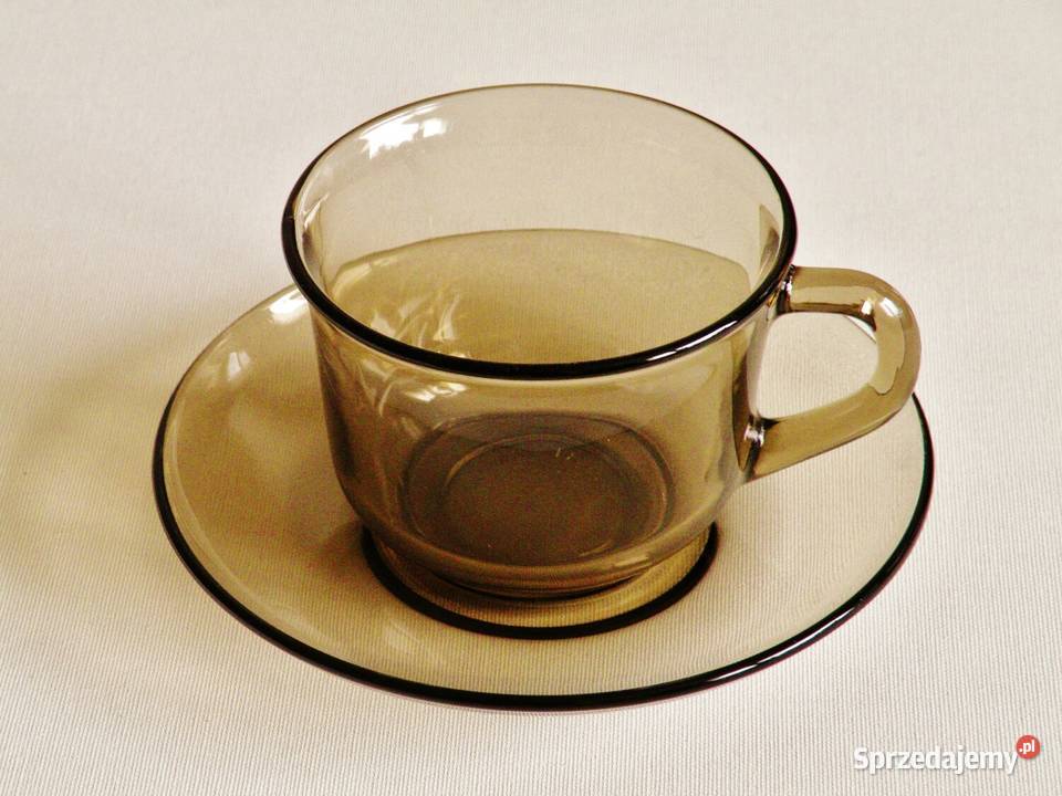 Filiżanki Arcoroc France 6 sztuk ze spodkami Bydgoszcz