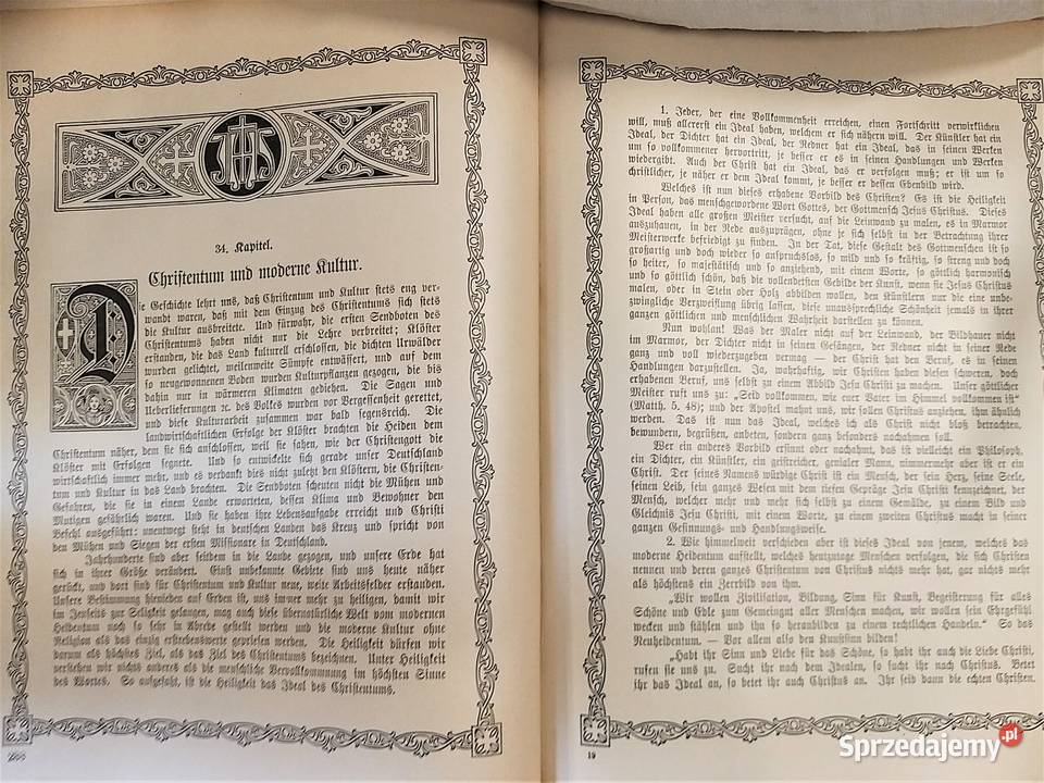Biblia w języku niemieckim Das dreifache Reich Warszawa