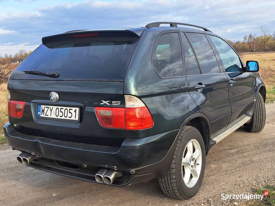 Sprzedam BMW x5 30 Diesel 4x4 2002r Rok produkcji 2003 Żyrardów