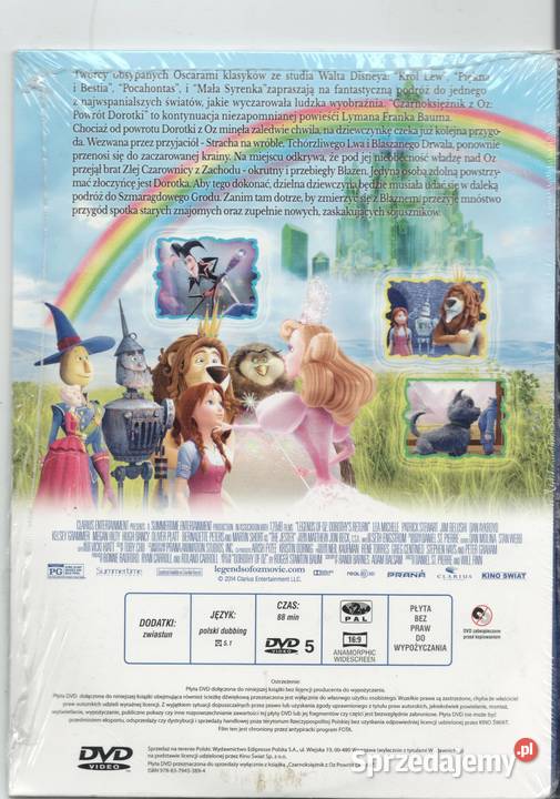 CZARNOKSIĘŻNIK Z OZ POWRÓT DOROTKI DVD KSIĄŻKA