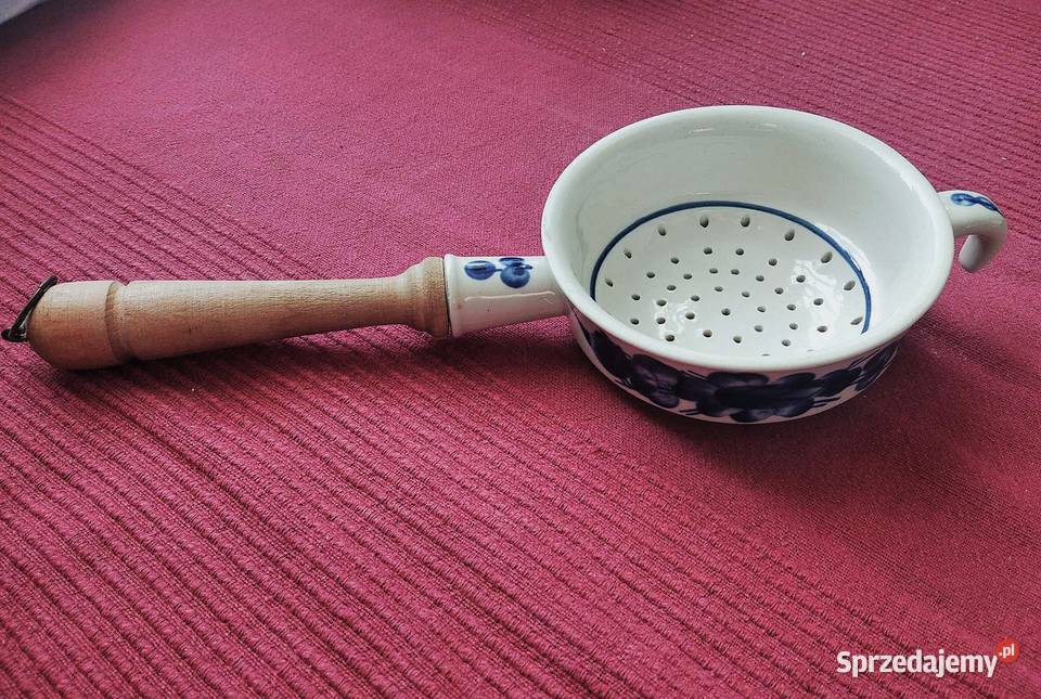 Stary zabytkowy porcelanowy durszlak cedzak Porcelana i szkło Gdańsk sprzedam