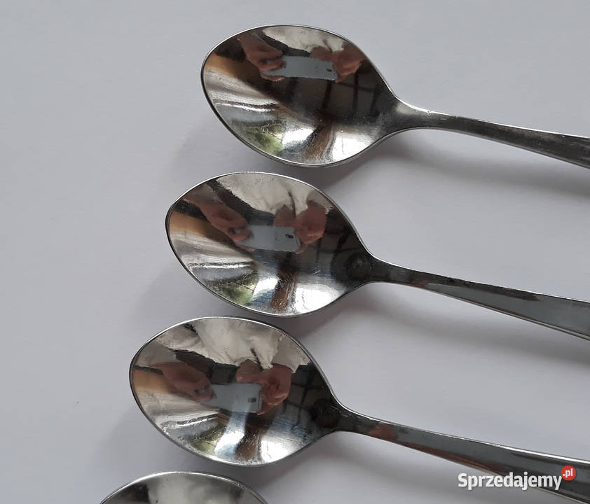 Łyżeczki do kawy mokki KŁOS Gerlach sztućce PRL Dąbrowa Górnicza