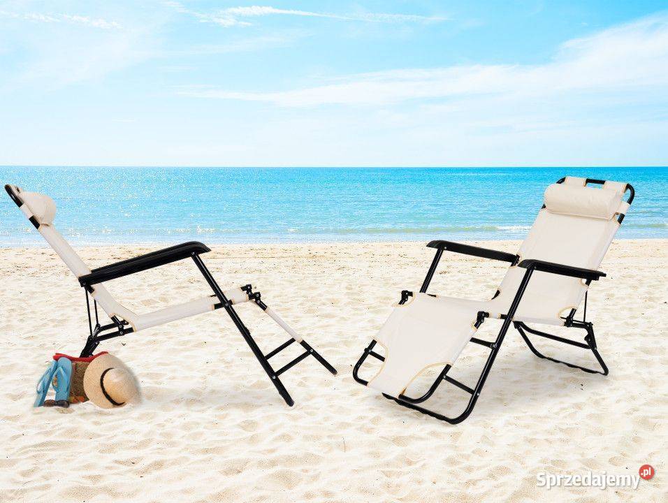 Leżak ogrodowy z zagłówkiem metal podlaskie Bielsk Podlaski