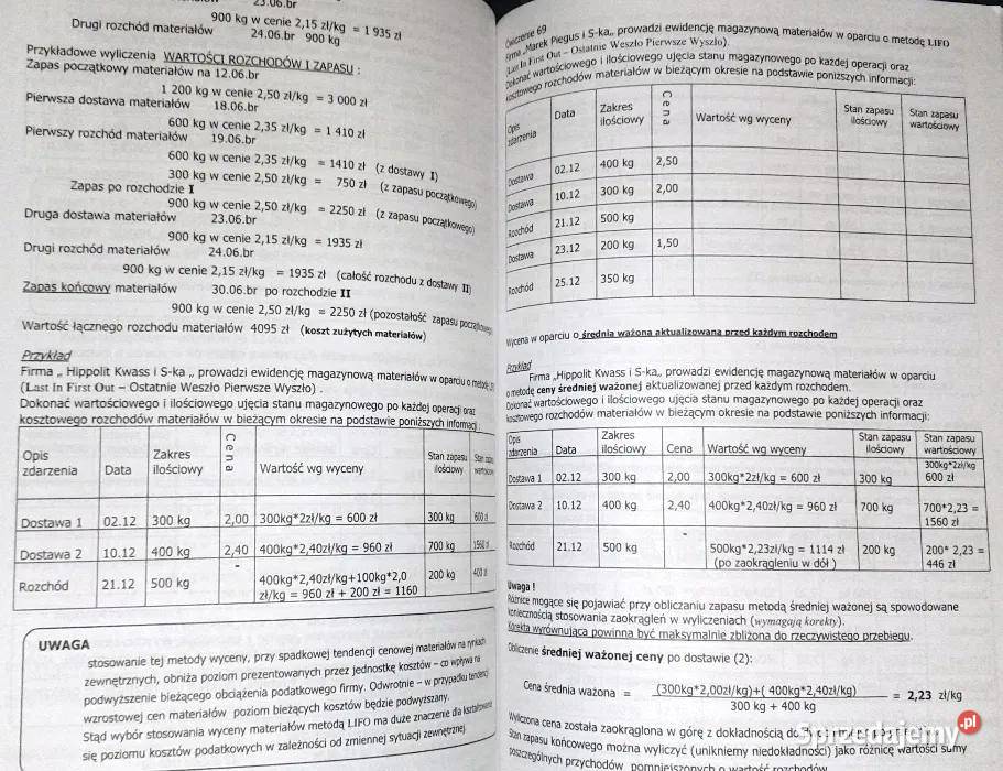 Rachunkowość jednostek gospodarczych Jerzy Pozostałe Chełm