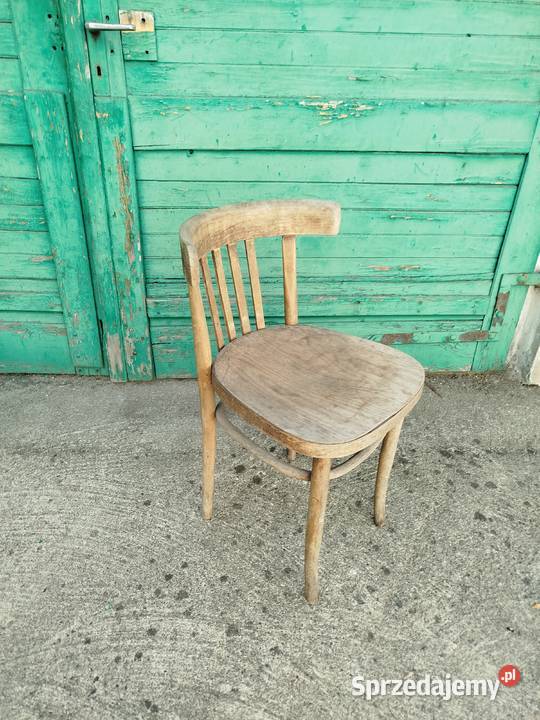 Krzesło gięte Thonet Radomsko z PRL Opole