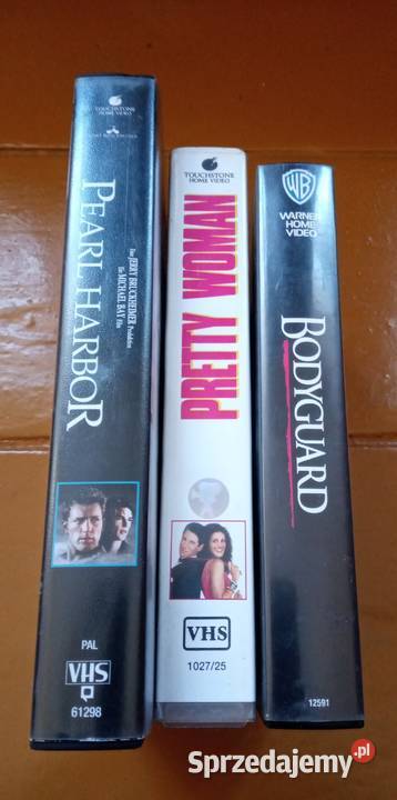 Kasety Vhs Pretty woman Bodyguard Pearl Harbour Augustów sprzedam