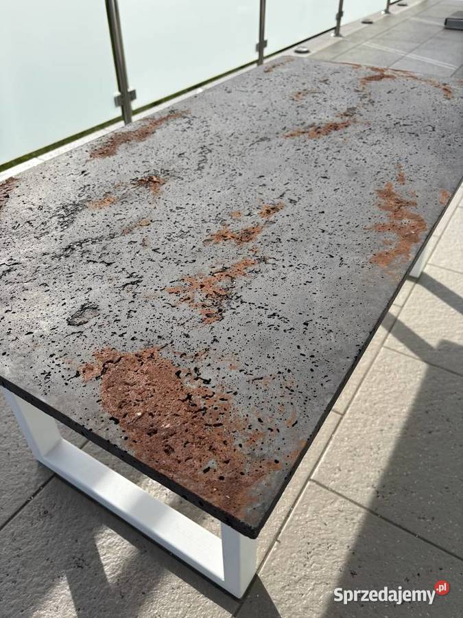 Stół ogrodowy stolik kawowy efekt rdzy Rabka-Zdrój