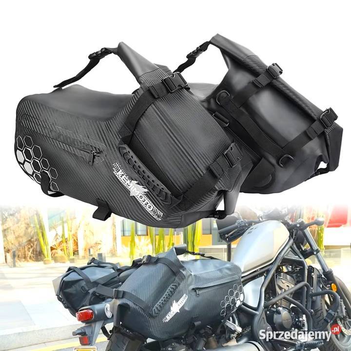 Torby motocyklowe KEMIMOTO 2x14L Sakwy boczne wielkopolskie Kiekrz sprzedam