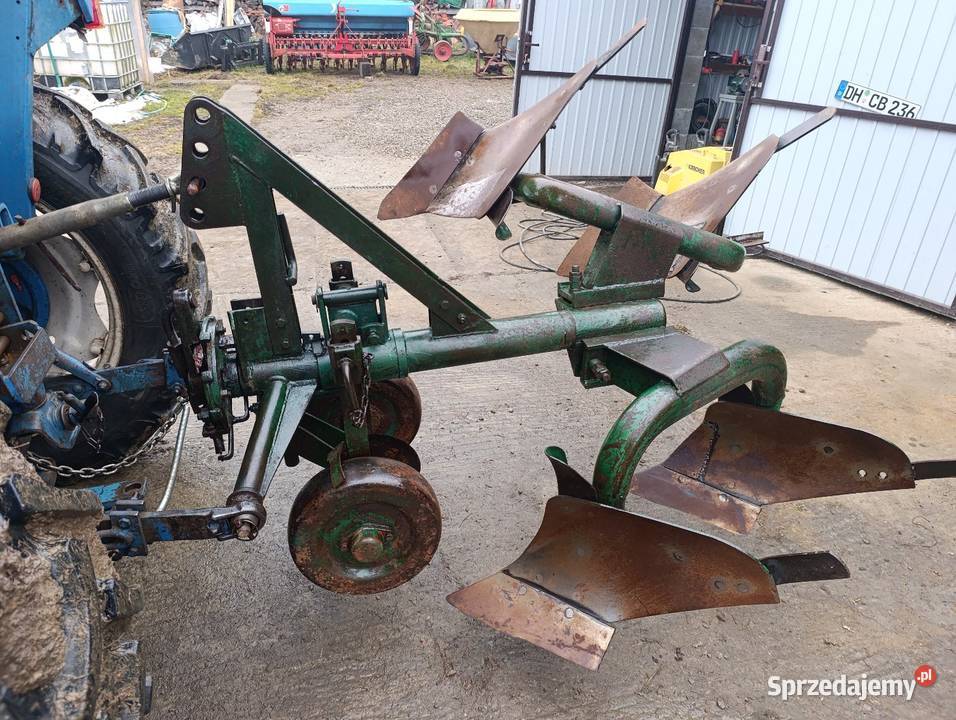 Plug 2 skibowy obrotowy do mniejszych ciągników Jastrzębia