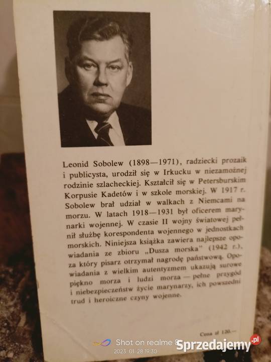 Sobolew książk Dusza Morska książki księgarnia Proza i poezja