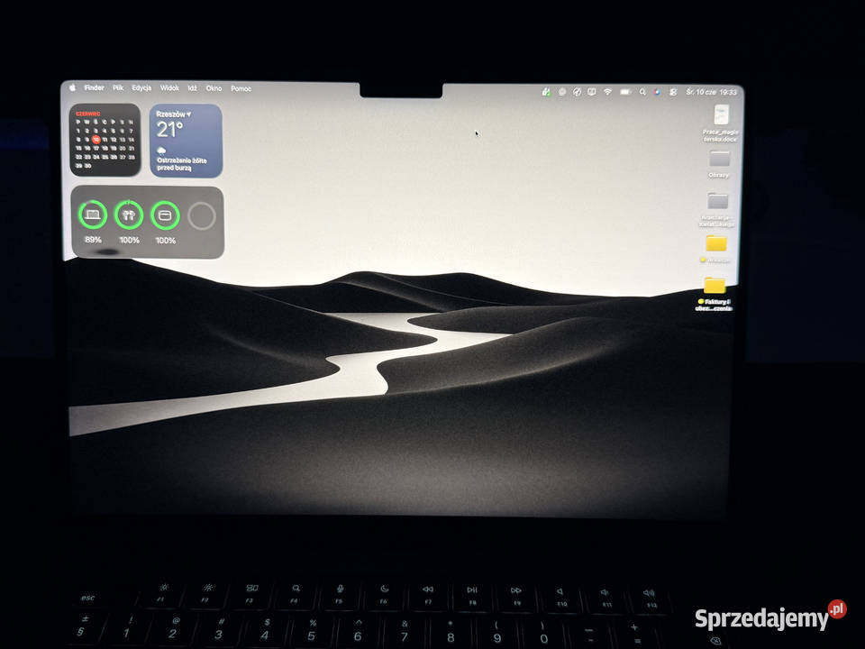 MacBook Pro 14 M4 24GB 1TB 2024 stan idealny 19 Apple podkarpackie Rzeszów