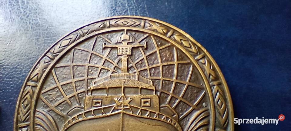 Stare monety Medal zasługi Marynarki Wojennej Lesko